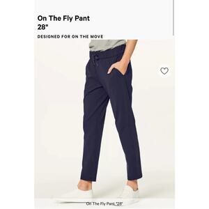 Lululemon On The Fly Pant Navy Blue Size 2